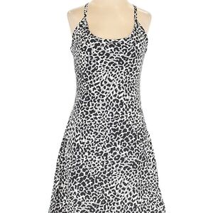 Outdoor Voices Black and White Leopard Print Top
